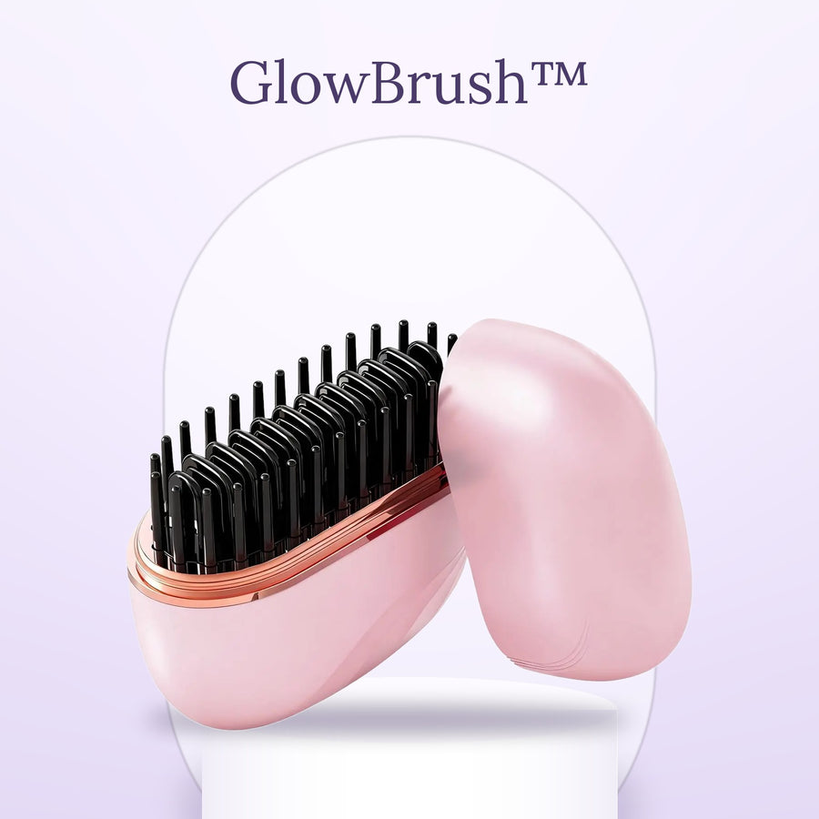 GlowBrush™ – Kabellose Mini-Glättbürste