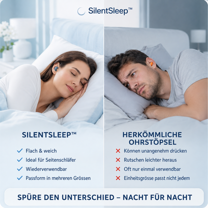 SilentSleep™ – Schlaf-Ohrstöpsel