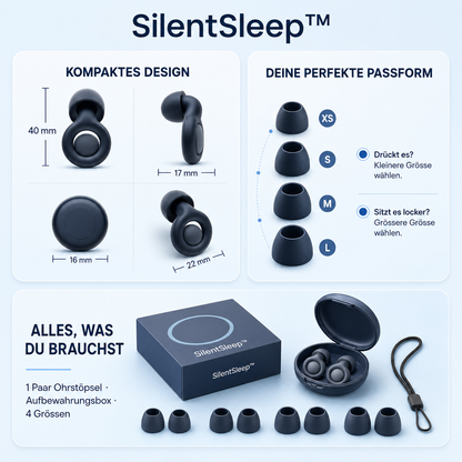 SilentSleep™ – Schlaf-Ohrstöpsel
