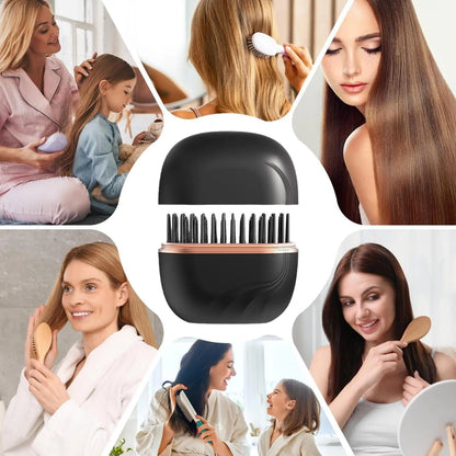 GlowBrush™ ✨ – Kabellose Mini-Haarbürste💖