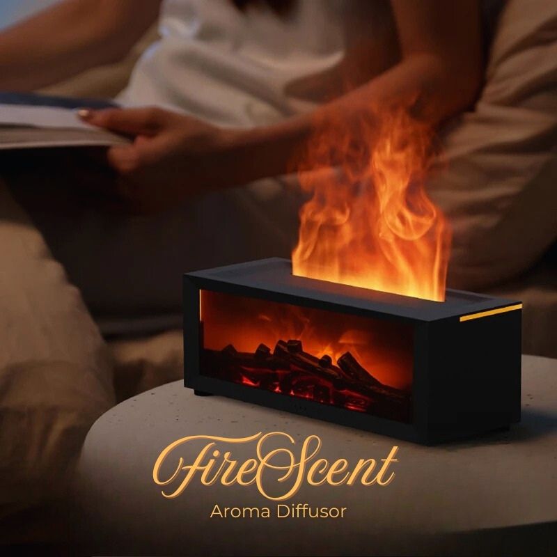 FireScent Aroma Diffusor mit Kamin Ambiente