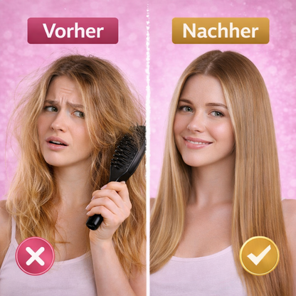 GlowBrush™ – Kabellose Mini-Glättbürste
